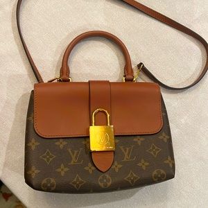 LockyBB Monogram with Caramel Trim/ gently used